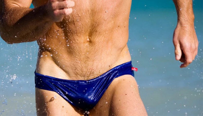 Men's Translucent Swim Briefs