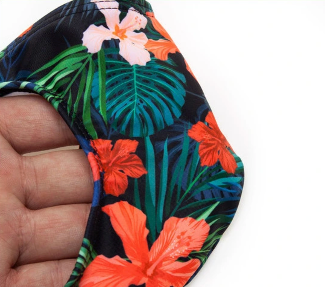 Men's Floral T-Back Thong Swimsuit